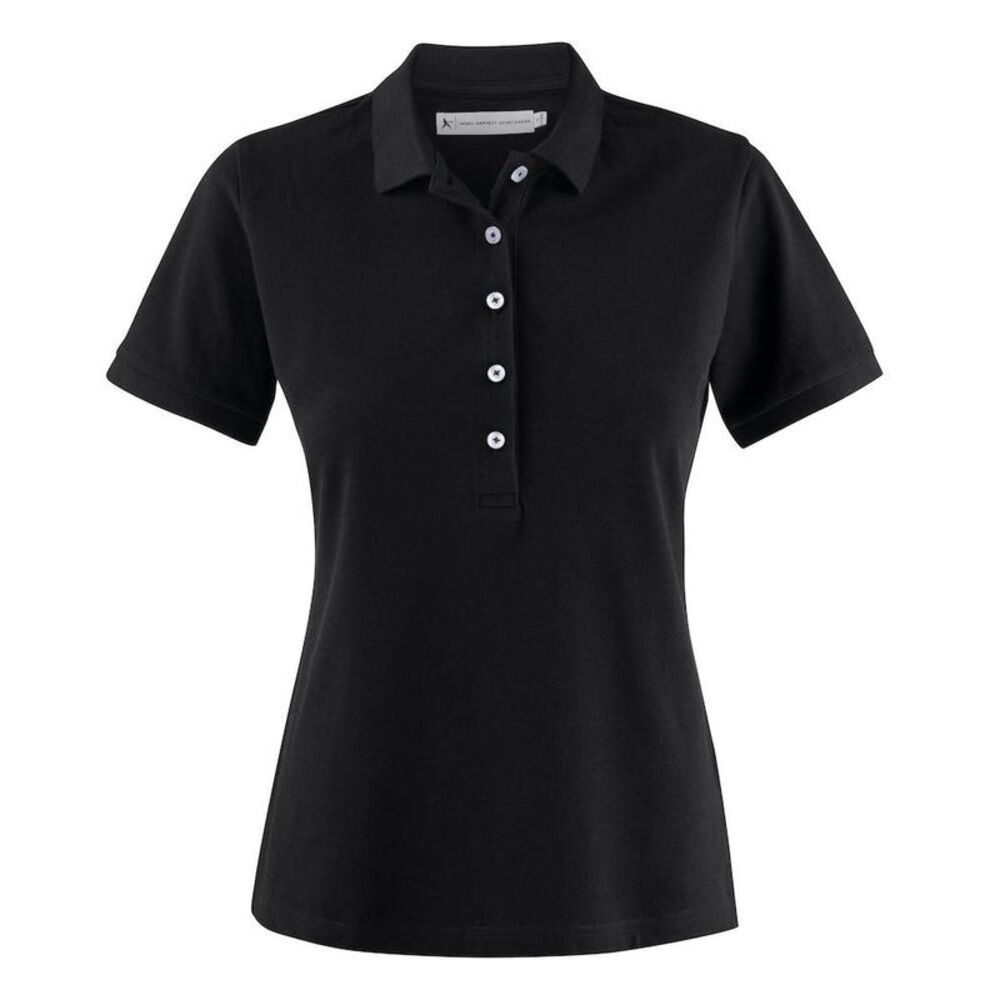 James Harvest Womens/Ladies Sunset Polo Shirt / Black